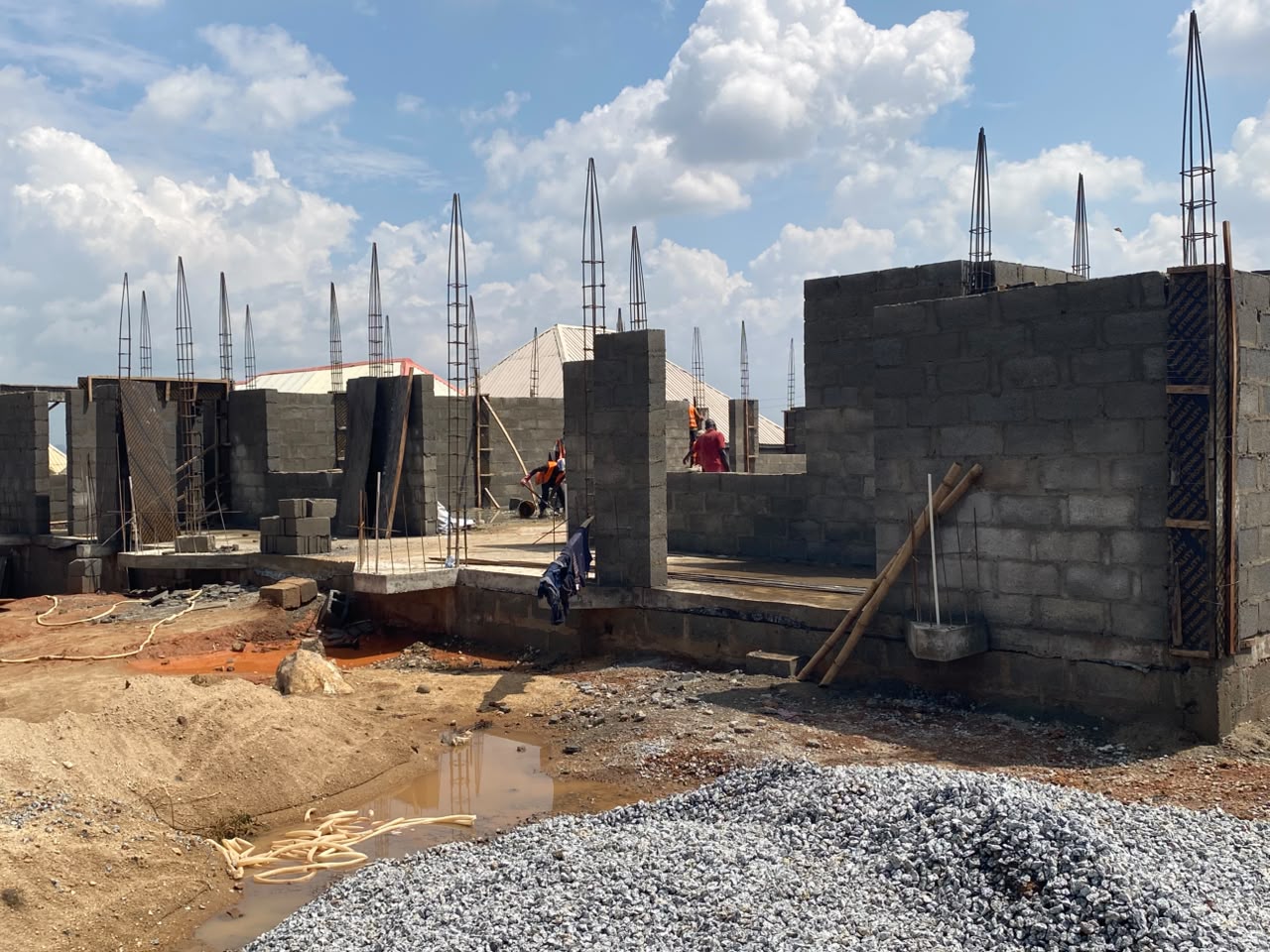 Castle Pioneers construction site